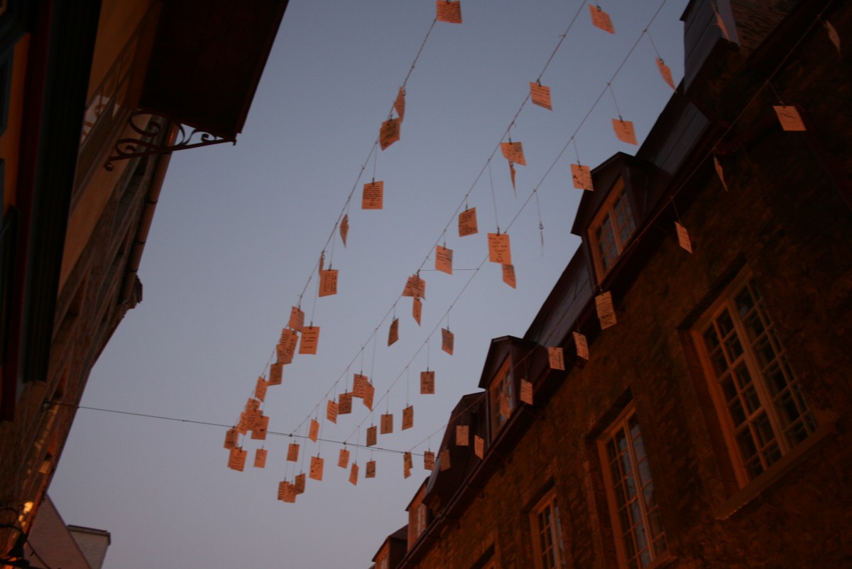 Messages, Quebec City expat blog