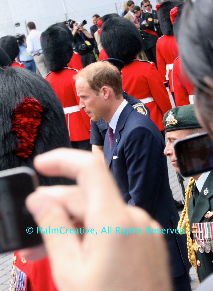 Prince William at 2011 Royal Tour