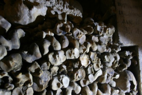 Catacombs in Paris, France