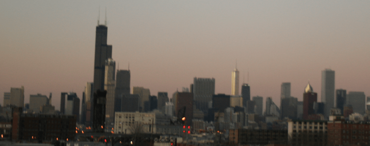 Chicago skyline travel blog