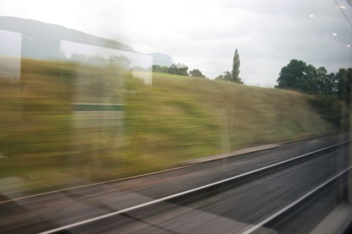 Scenery Out the Train Window